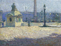 Concorde Square by Henri Martin — hand-painted architectural oil painting reproduction on canvas
