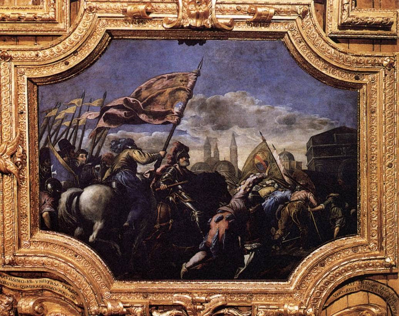 Conquest of Padua on gallery wrap