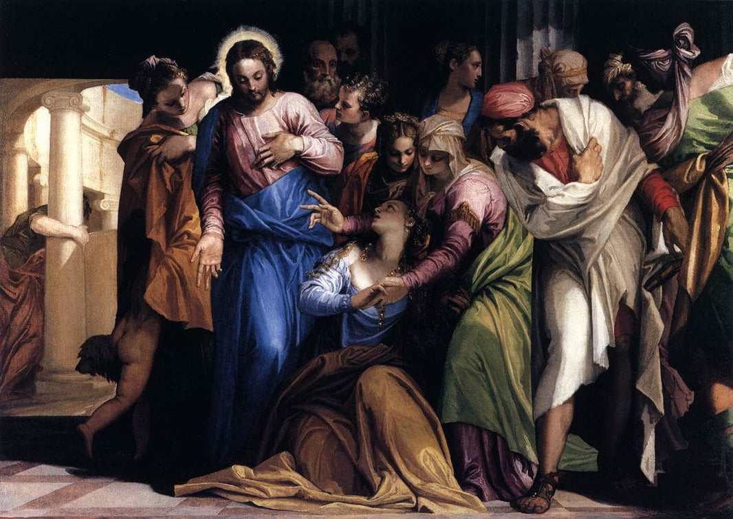 Conversion of Mary Magdalene by Paolo Veronese — hand-painted cultural oil painting reproduction on canvas