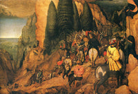 Conversion of St. Paul by Pieter Bruegel the Elder — hand-painted cultural oil painting reproduction on canvas