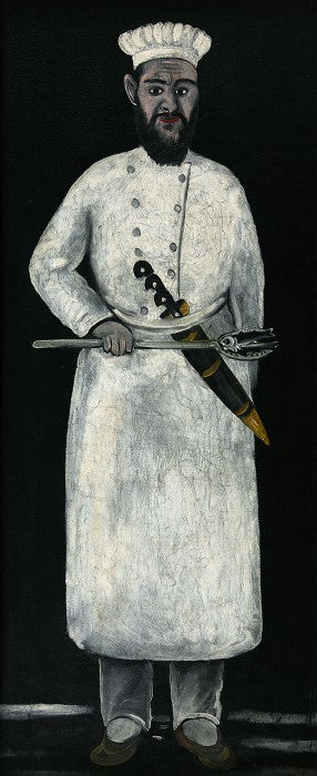 Cook by Niko Pirosmani, hand-painted portrait oil painting reproduction on canvas