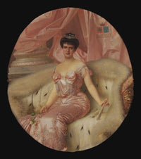 Portrait of Amélie d'Orléans by Vittorio Matteo Corcos — hand-painted portrait oil painting reproduction on canvas