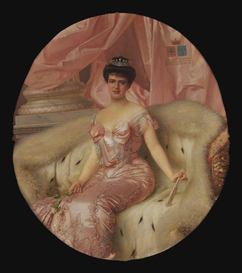 Portrait of Amélie d'Orléans on gallery wrap