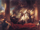 Coresus at Callirhoe by Jean-Honore Fragonard — group oil painting wall art, Rococo