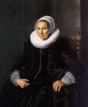 Cornelia Claesdr Vooght by Frans Hals — male oil painting wall art, Baroque