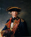Cornet Sir George Cooke by Joseph Wright — male oil painting wall art, Rococo
