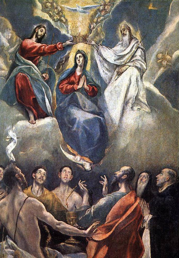 Coronation of the Virgin - El Greco