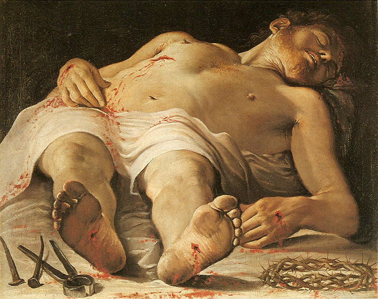 Corpse of Christ - Annibale Carracci