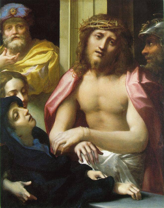 Christ Presented to the People (Ecce Homo) by Correggio — hand-painted cultural oil painting reproduction on canvas