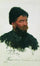 Cossack's head in entryway
