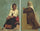 Costume Study of a Seated Woman and Italian Costume Sketch of a Kneeling Nun in home office