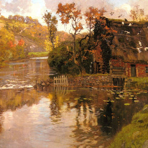 Cottage by a Stream
