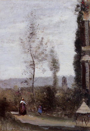 Coulommiers, The Garden of M. Preschez - Camille Corot