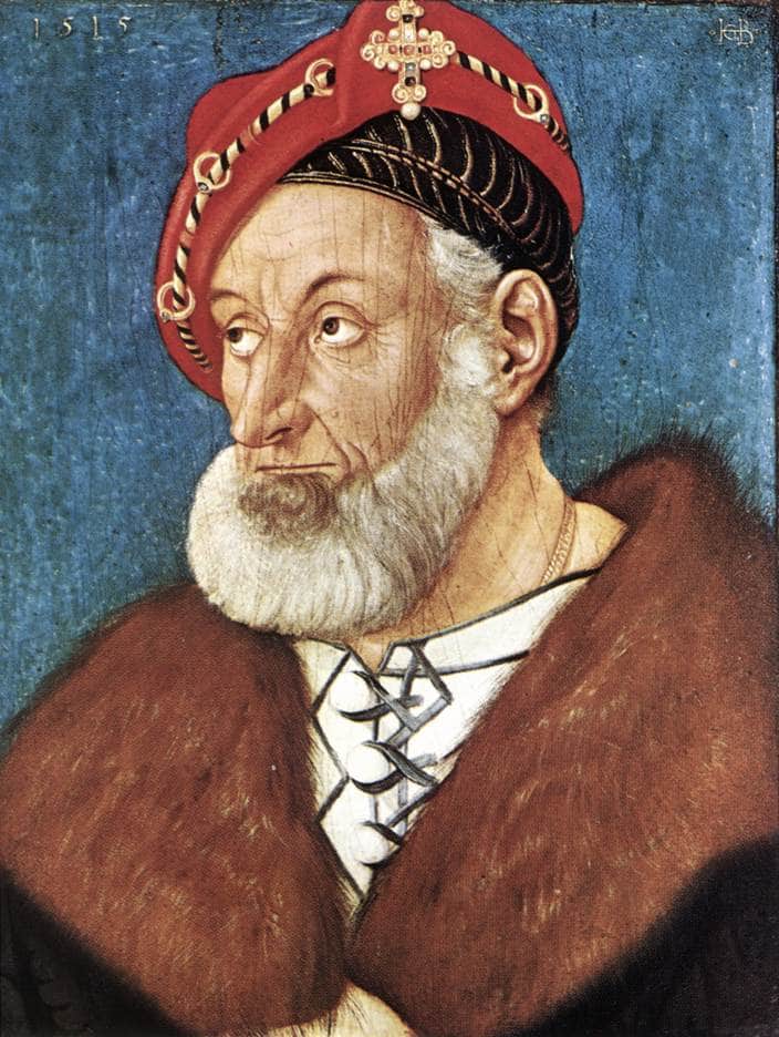 Count Christoph I Of Baden by Hans Baldung — hand-painted portrait oil painting reproduction on canvas