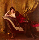 Countess Michael Karolyi by John Quincy Adams — hand-painted portrait oil painting reproduction on canvas