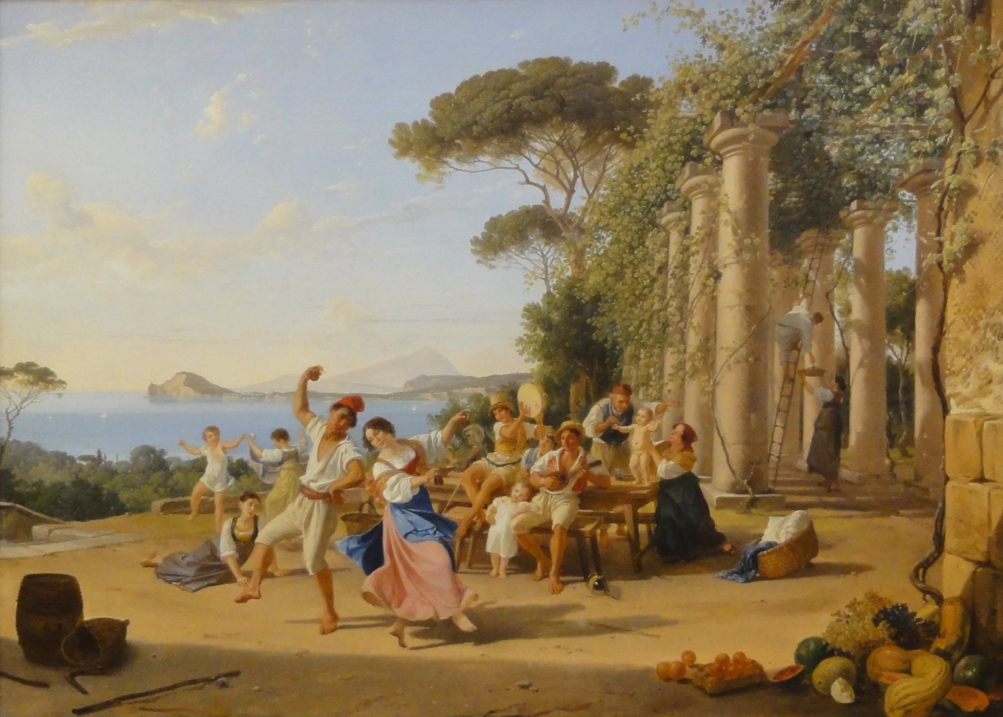 Country festival near Pozzuoli - Franz Ludwig Catel