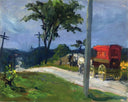 Country Road by John French Sloan — rural oil painting wall art, Realism