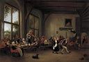 Country Wedding by Jan Steen — group oil painting wall art, Baroque