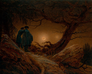 Couple Gazing at the Moon - Caspar David Friedrich