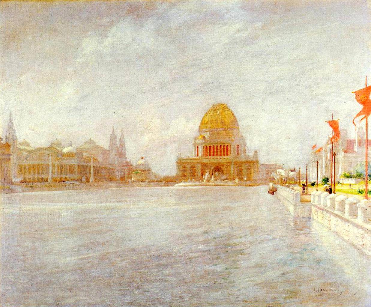 Court of Honor, World's Columbian Exposiition - John Henry Twachtman