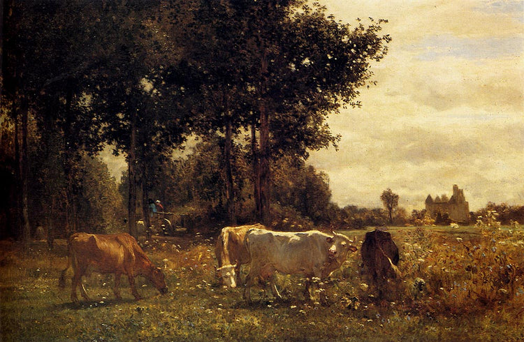 Cows Grazing - Constant Troyon