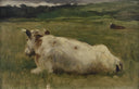 Cows Lying Down by Julien Dupré — hand-painted animal oil painting reproduction on canvas