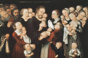 Christ blessing the Children by Lucas Cranach the Elder — group oil painting wall art