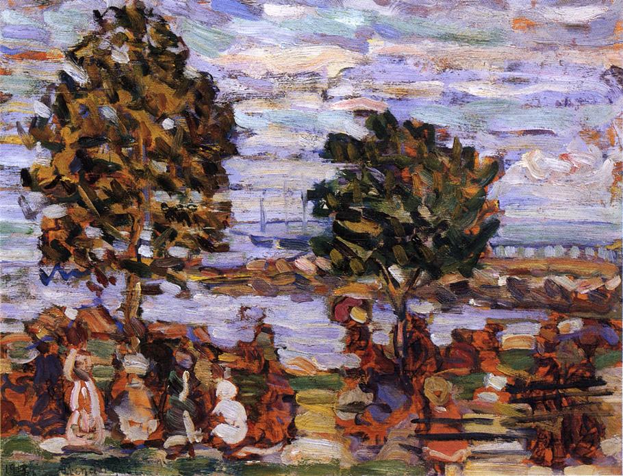 Crepuscule (also known as Sunset) - Maurice Prendergast