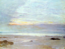 Crepuscule in Opal Trouville by James McNeill Whistler — hand-painted landscape oil painting reproduction on canvas