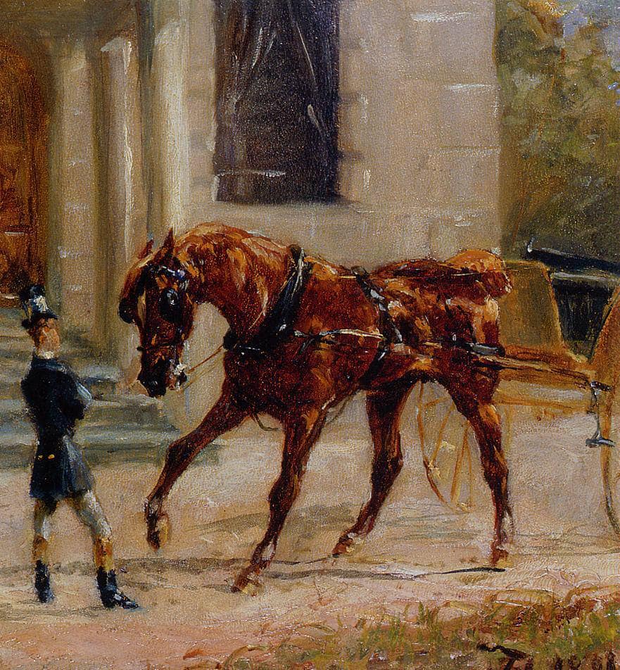 Crew at Bosc by Henri de Toulouse-Lautrec — hand-painted animal oil painting reproduction on canvas