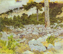 Crimea. In the Mountains. by Isaac Levitan — rock oil painting wall art, Realism
