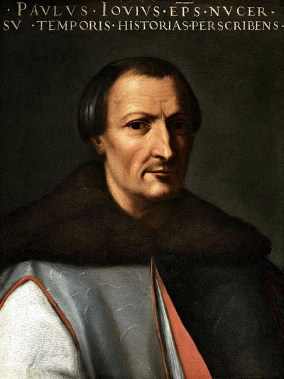 Portrait of Paolo Giovio by Cristofano dell'Altissimo — oil painting reproduction