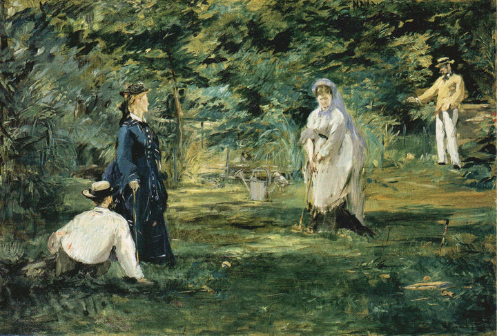 Croquet by Edouard Manet — hand-painted portrait oil painting reproduction on canvas