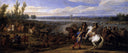Crossing the Rhine by Adam van der Meulen, group oil painting wall art, Baroque