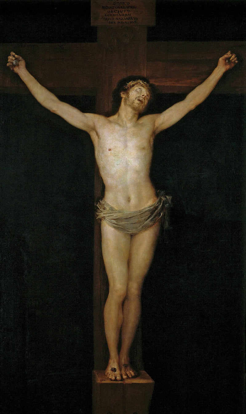 Crucified Christ on gallery wrap