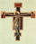 Crucifix in modern living room