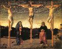 Crucifixion by Andrea del Castagno — religion oil painting wall art, Early Renaissance