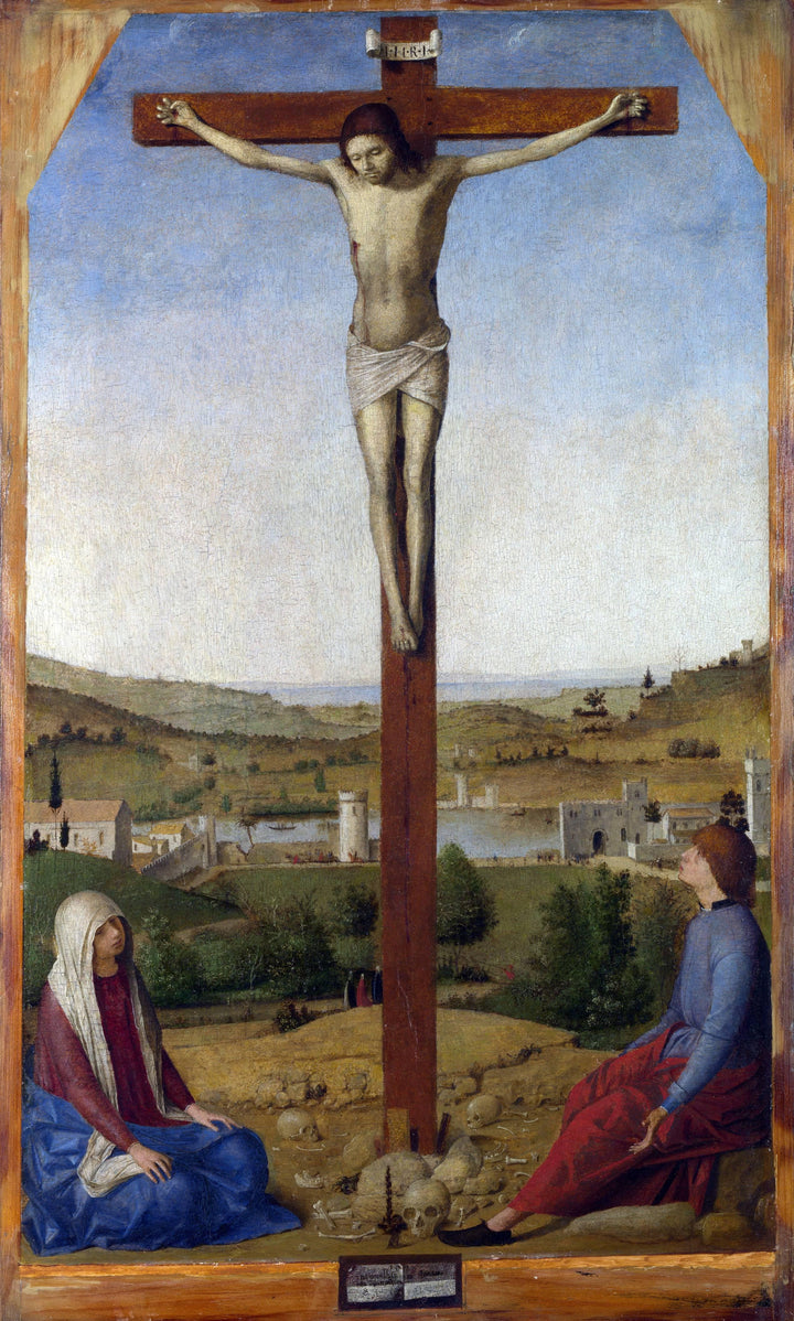 Crucifixion by Antonello da Messina — hand-painted cultural oil painting reproduction on canvas