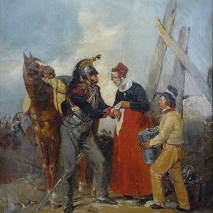 Cuirassier getting healed after the charge
