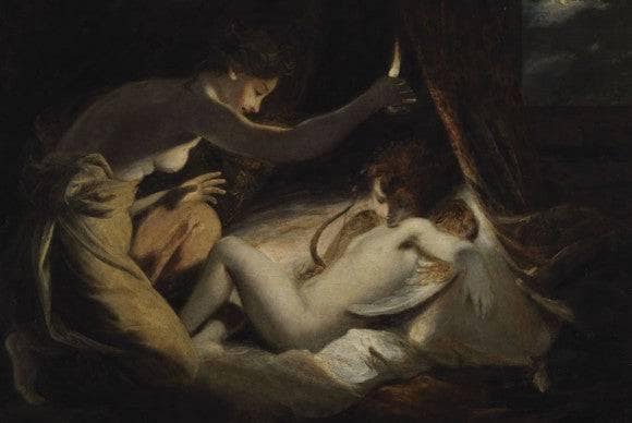 Cupid and Psyche by Joshua Reynolds — hand-painted cultural oil painting reproduction on canvas