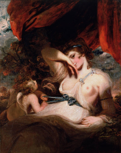 Cupid Unfastening the Girdle of Venus in bedroom