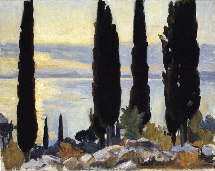 Cypress Trees at San Vigilio - John Singer Sargent