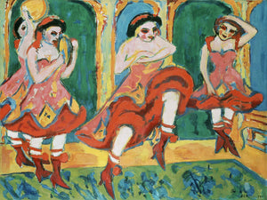 Czardas Dancers - Ernst Ludwig Kirchner