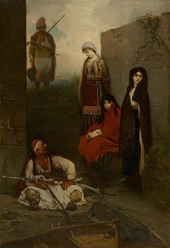 The Captive by Jaroslav Äermák — hand-painted cultural oil painting reproduction on canvas