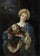Salome with the Head of John the Baptist in modern living room