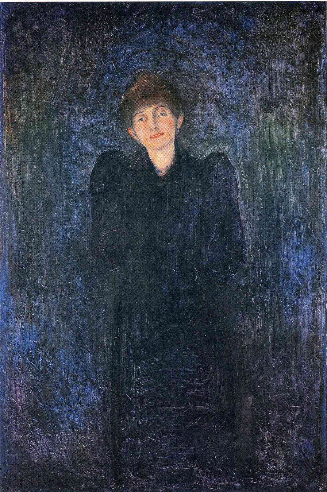 Dagny Juel Przybyszewska by Edvard Munch — hand-painted portrait oil painting reproduction on canvas
