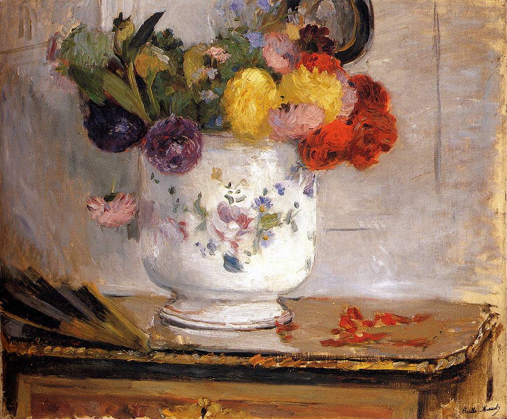 Dahlias - Berthe Morisot