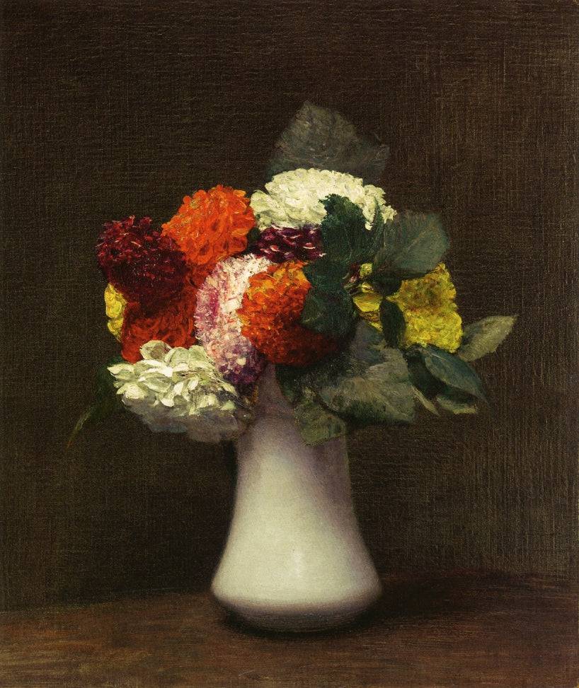 Dahlias - Henri Fantin-Latour