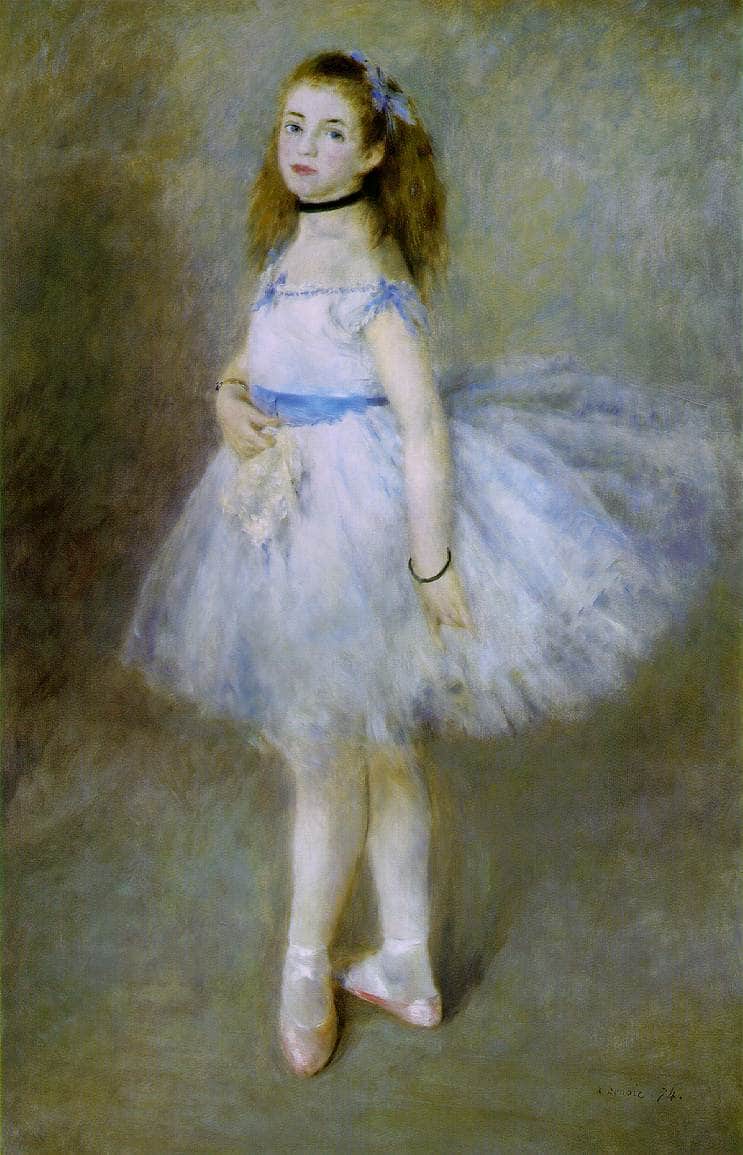 Dancer by Pierre-Auguste Renoir — hand-painted portrait oil painting reproduction on canvas
