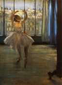 Dancer Posing by Edgar Degas — female oil painting wall art, Impressionism